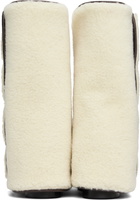 GmbH Off-White & Brown Emrik Gaiter Boots