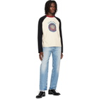 Versace White & Black Printed Cotton-Jersey Regular T-shirt