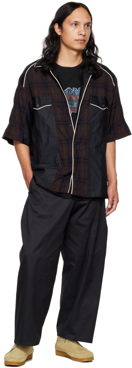 Nicholas Daley Navy Bowling Shirt