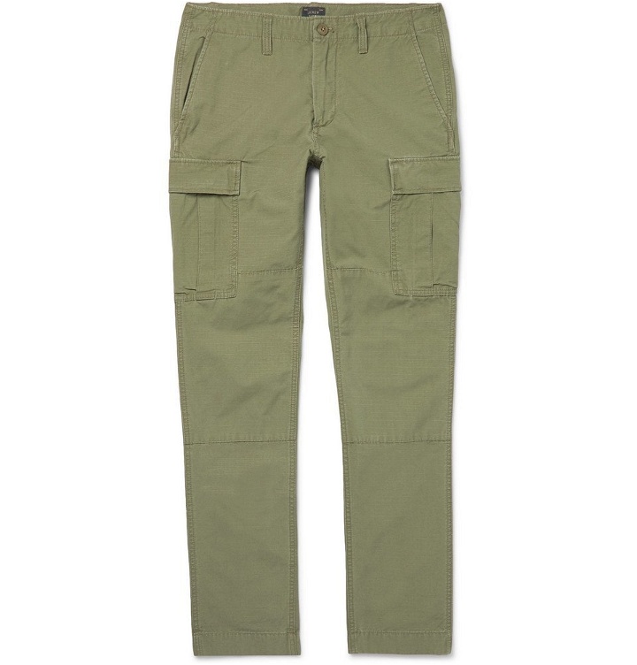 Photo: J.Crew - Cotton-Ripstop Cargo Trousers - Men - Green