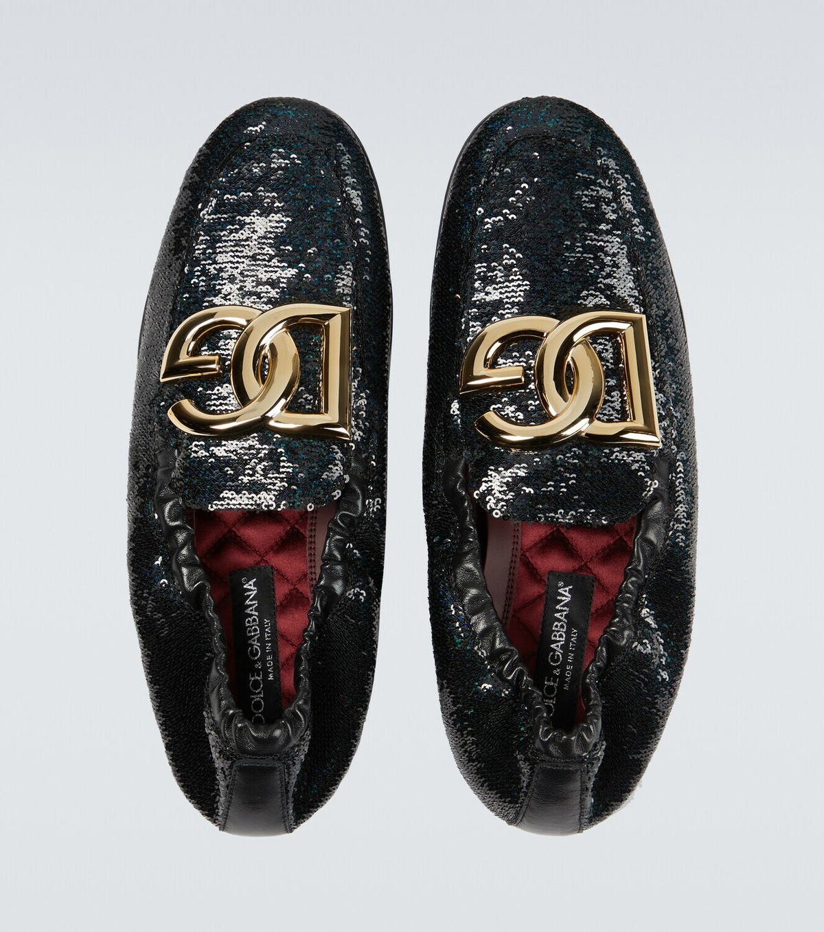 Dolce&Gabbana - DG sequined loafers Dolce & Gabbana display picture 1