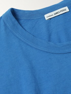 James Perse - Striped Cotton-Jersey T-Shirt - Blue