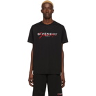 Givenchy Black Signature Print T-Shirt