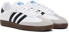 adidas Originals White & Black Samba OG Sneakers