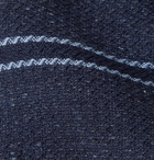 Turnbull & Asser - 8cm Striped Silk-Jacquard Tie - Blue