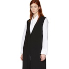 Sara Lanzi Black Tie Long Vest