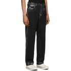 Tanaka Black and Silver Dad Jeans