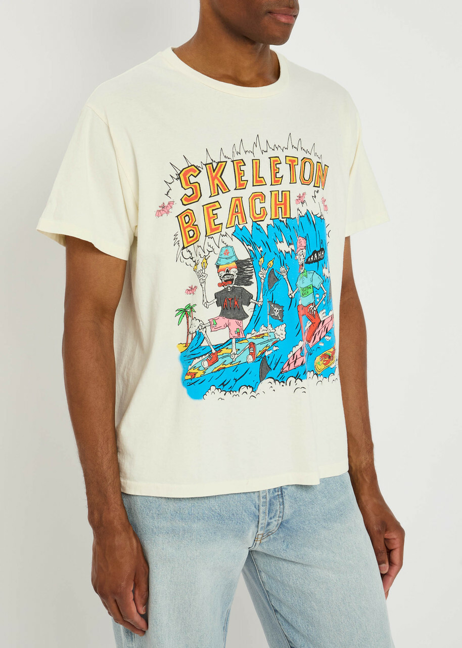 Gallery Dept. Printed Cotton T-shirt White