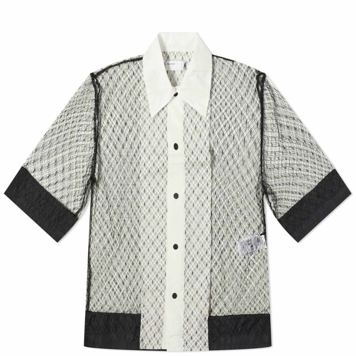 TOGA Women's Nylon Twill Poncho Jacket in Khaki Toga Pulla