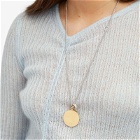 Jil Sander Women's Multi Charm Necklace in Gold/Silver