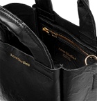 Acne Studios - Mini Creased-Leather Messenger Bag - Black