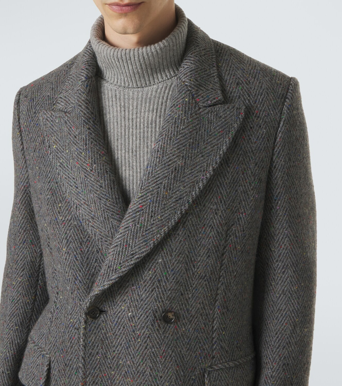 Gabriela Hearst Mcaffrey herringbone wool and cashmere coat
