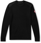 Canada Goose - Dartmouth CORDURA-Panelled Merino Wool Sweater - Black