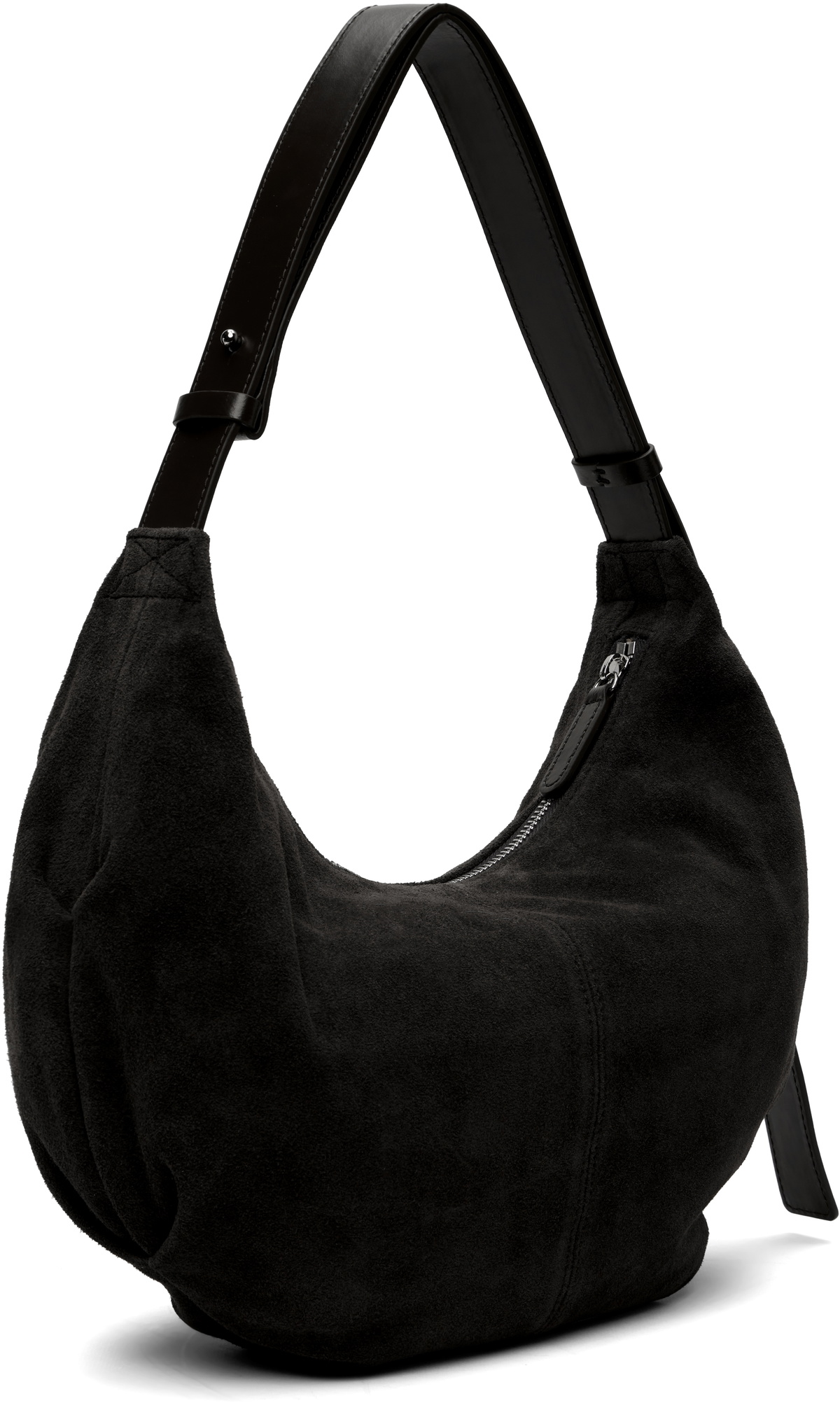 Nothing Written Black Ht Suede Shoulder Bag