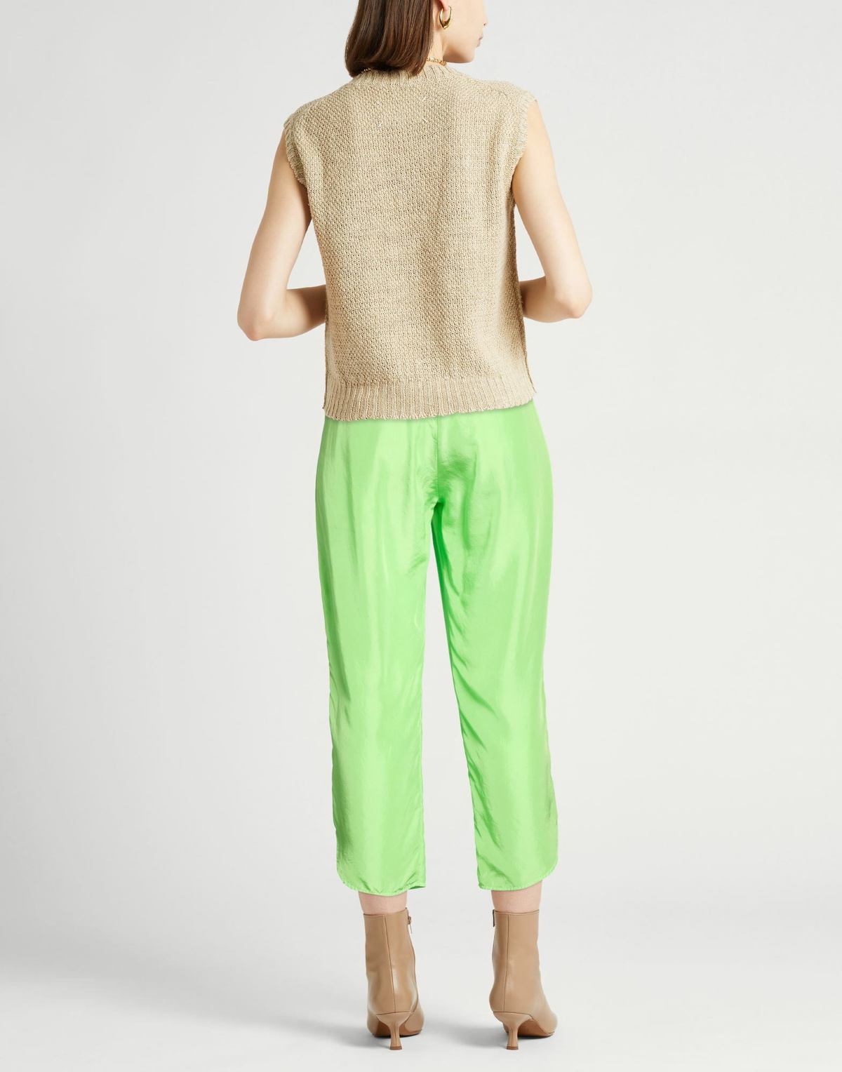 Jucca Womens Pants Lime in Green