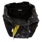 Prada Black Camo Technical Fabric Backpack
