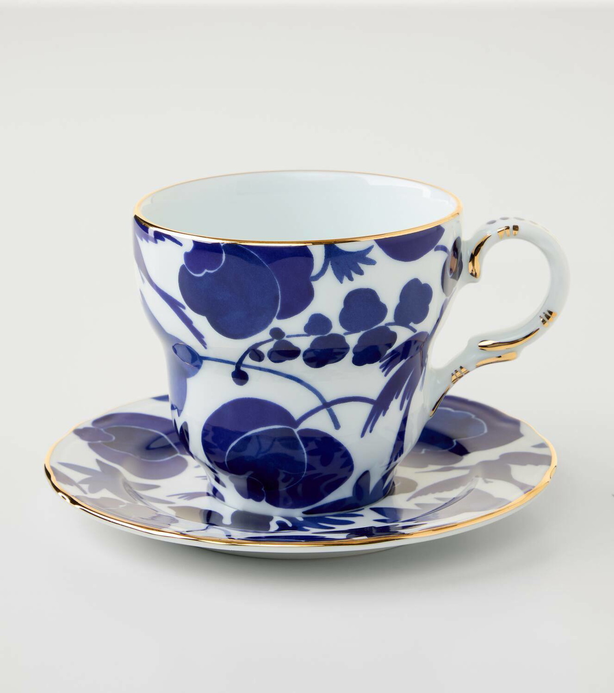 La DoubleJ Mama floral porcelain teacup and saucer set