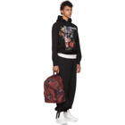 Alexander McQueen Black Skulls and Roses Hoodie