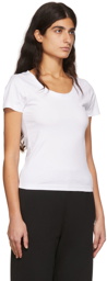 MM6 Maison Margiela Three-Pack White Cotton T-Shirts