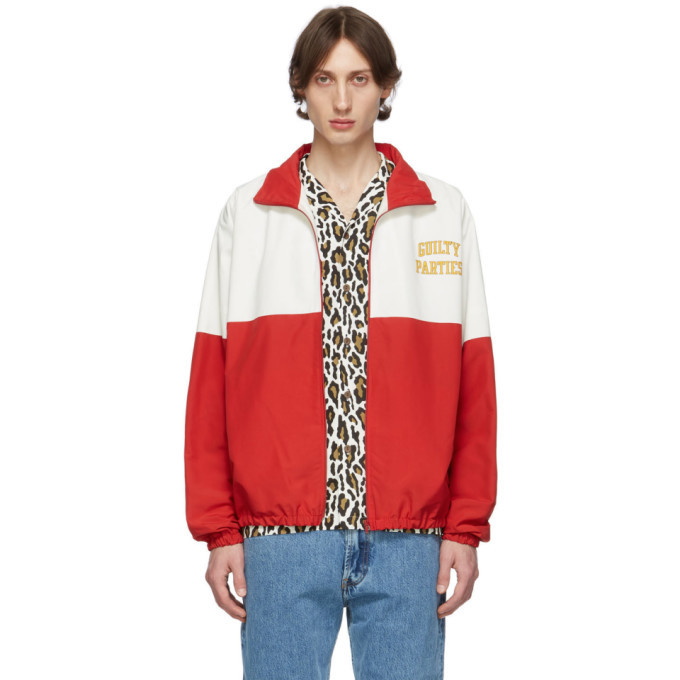 Photo: Wacko Maria Red and White Guilty Parties Track Jacket