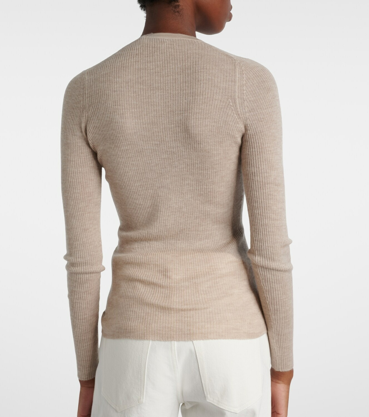 Gabriela Hearst Julian cashmere and silk Henley shirt
