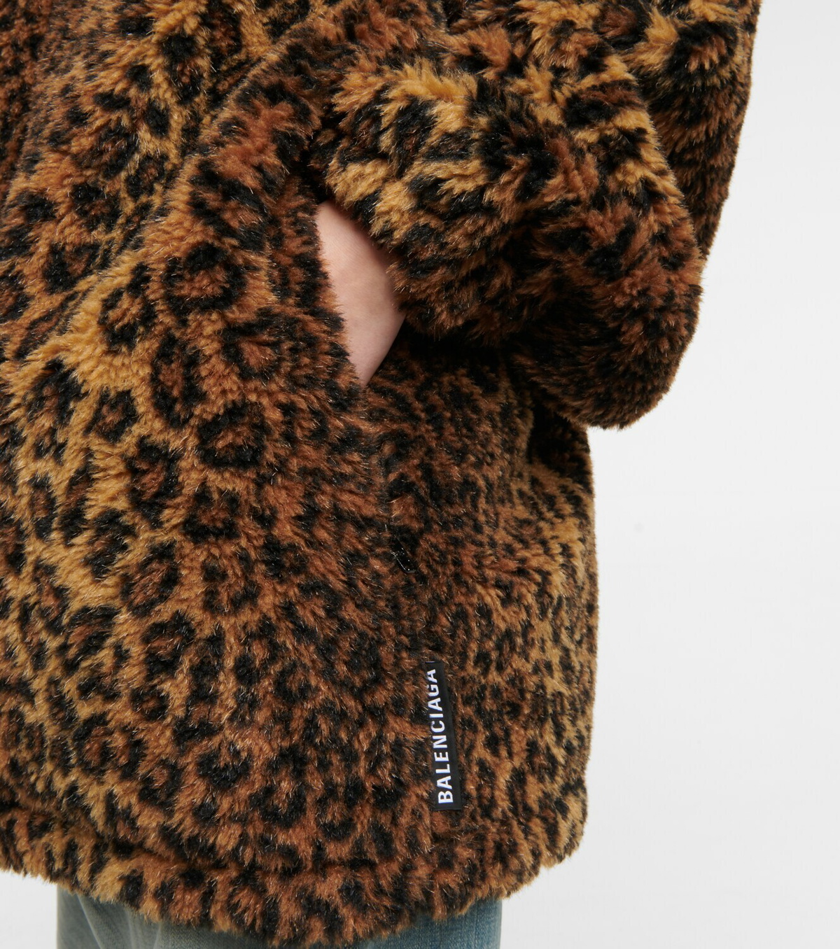 Balenciaga Leopard-print faux fur jacket Balenciaga