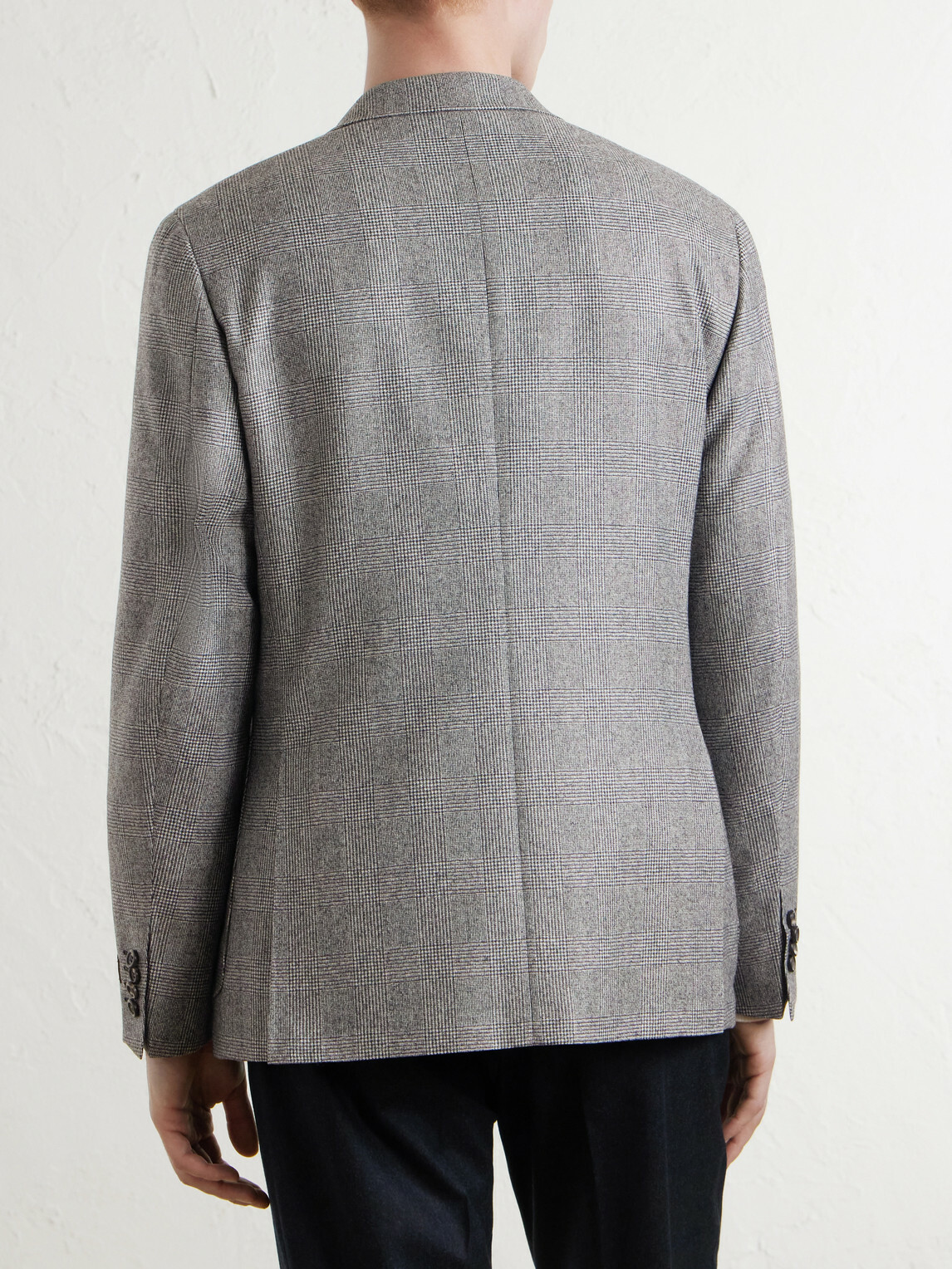 Canali - Prince of Wales Wool Blazer - Gray