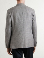 Canali - Prince of Wales Wool Blazer - Gray