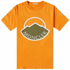 Moncler Men's Logo T-Shirt in Orange