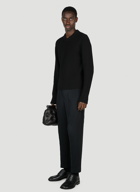 Maison Margiela - Ribbed Pullover Sweater in Black