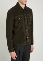 Paige Rubino Suede Jacket Khaki