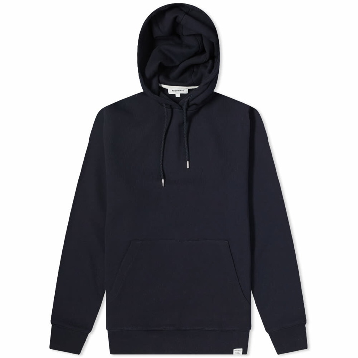 Photo: Norse Projects Men's Vagn Classic Popover Hoody in Dark Navy