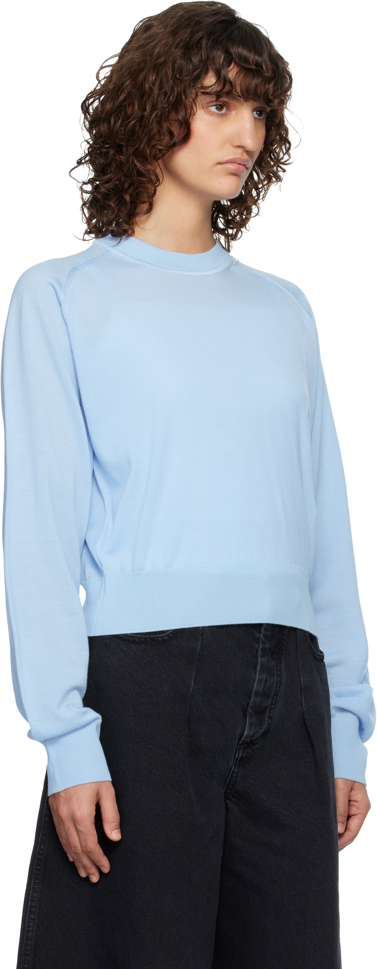 JACQUEMUS Blue 'The J' Sweater