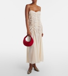 Khaite Olivia Mini suede shoulder bag