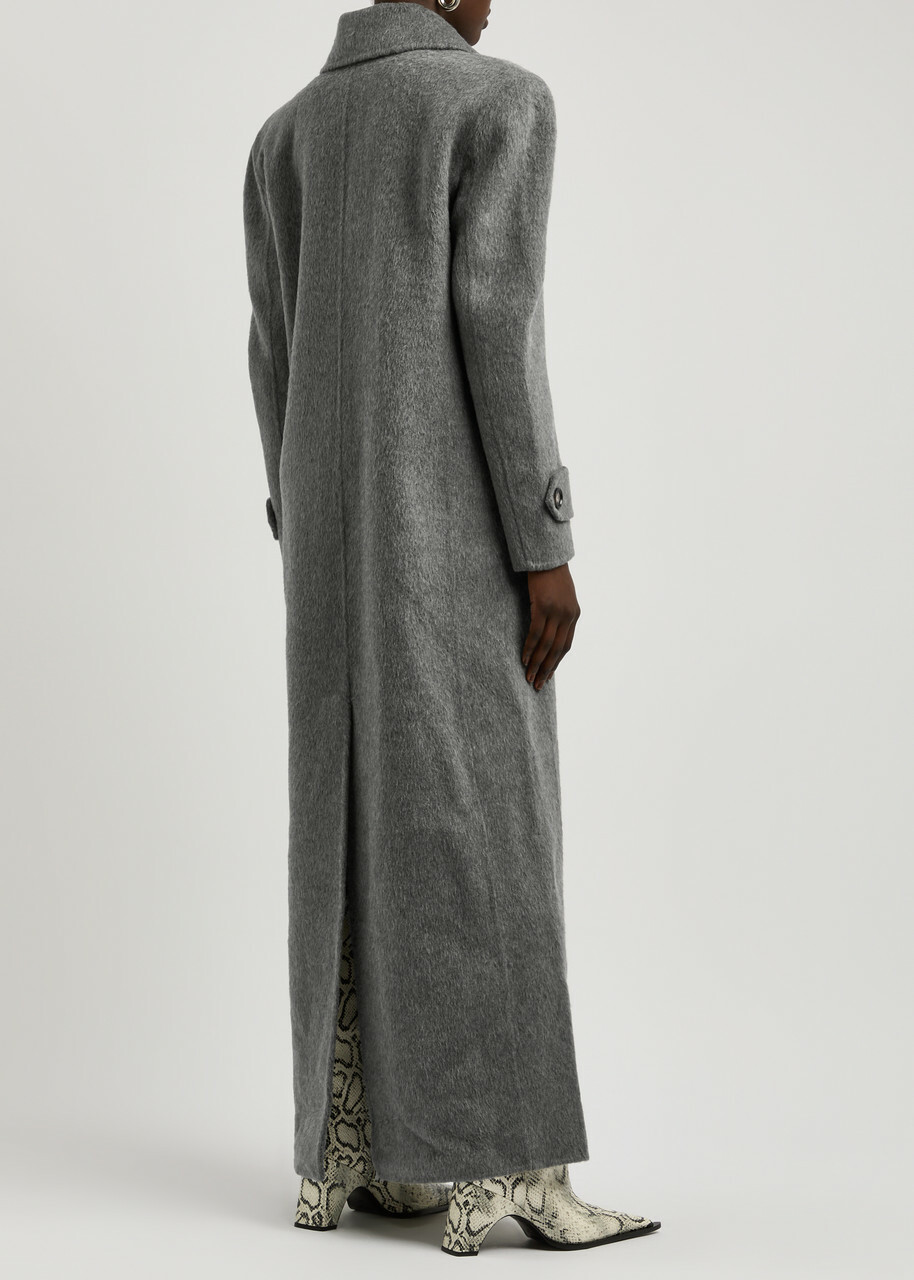 Giuseppe DI Morabito Double-breasted Wool Coat Grey
