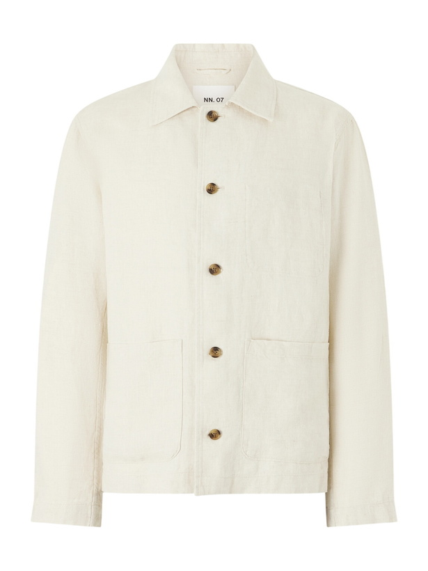 Photo: NN07 - Morgan 1454 Linen Blouson Jacket - Neutrals