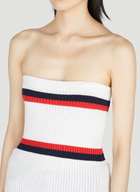 Meryll Rogge Ribbed Bustier Top