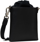 Vivienne Westwood Black Kent Drawstring Messenger Bag