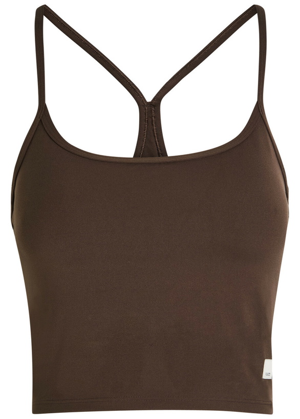 Photo: Vuori All The Feels Stretch-jersey Tank Brown