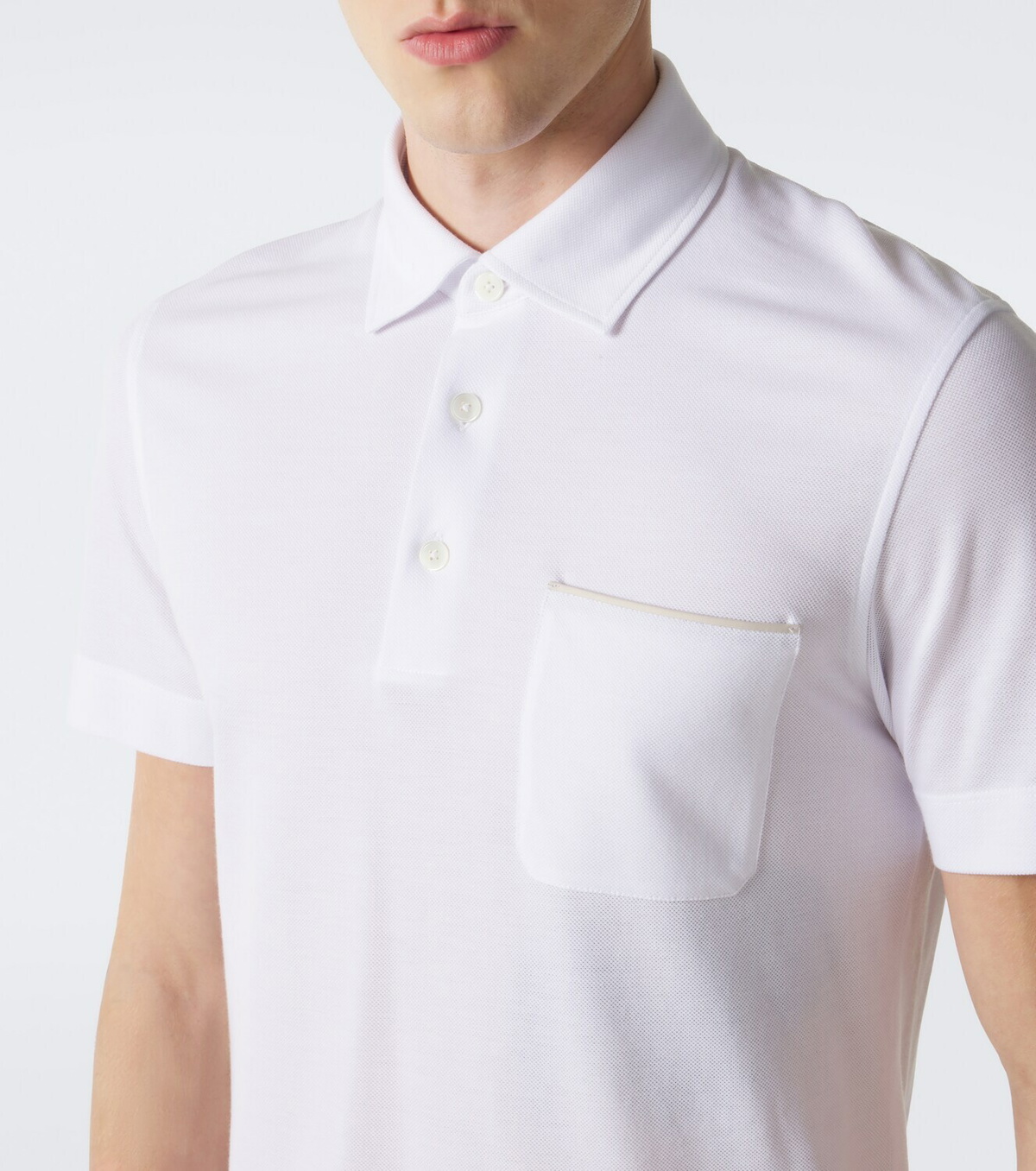 Zegna Cotton piqué polo shirt