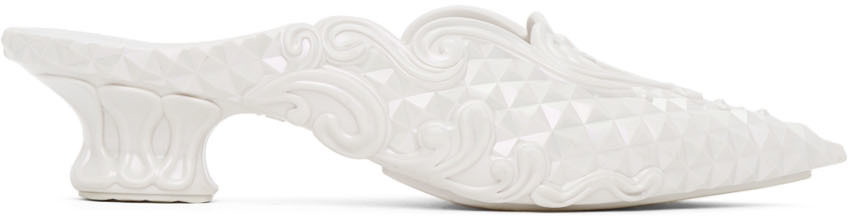 Y/Project White Melissa Edition Point Mules Y/Project