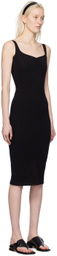 Gil Rodriguez Black Corazon Midi Dress