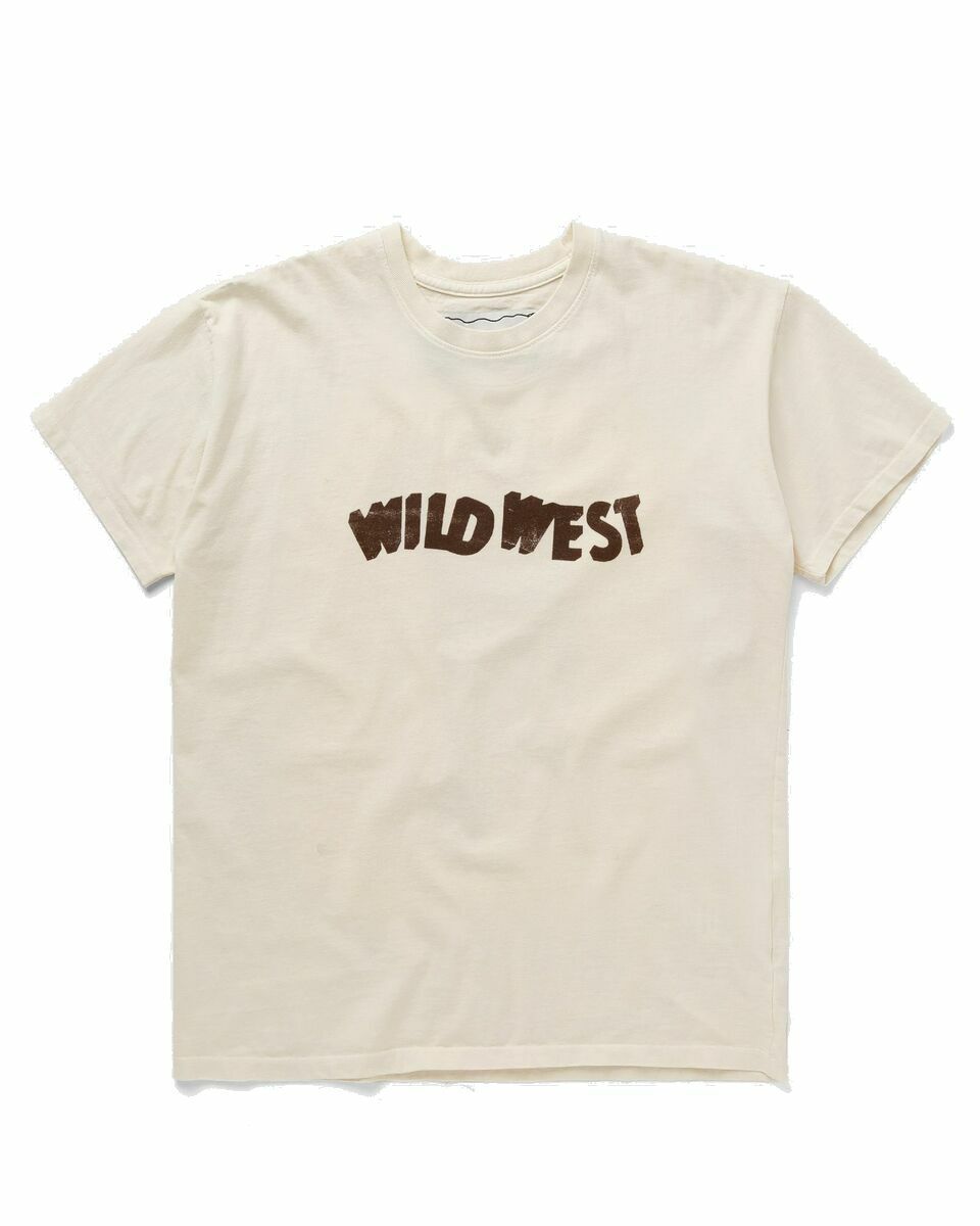 Photo: One Of These Days Wild West Tee White - Mens - Shortsleeves