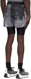 OVER OVER Gray 2 Layer Shorts