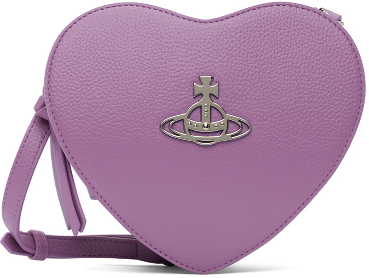 Photo: Vivienne Westwood Purple Louise Heart Crossbody Bag