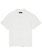 RAG & BONE - Avery Camp-Collar Knitted Cotton Shirt - Neutrals