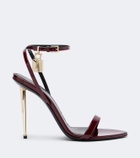 Tom Ford Padlock patent leather sandals