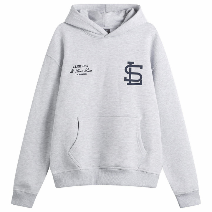 Photo: Club 1984 Men's Sl Atheltics Hoodie in Grey Marl
