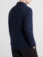 Massimo Alba - Raya Cotton-Jersey Polo Shirt - Blue