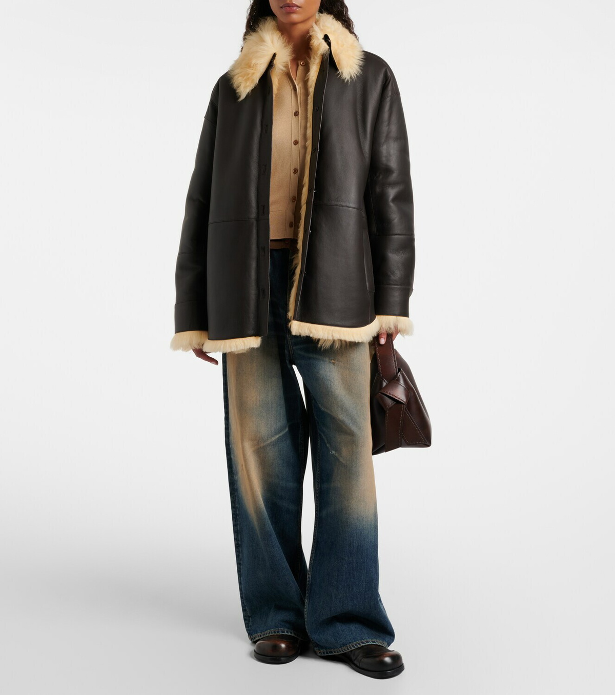 Acne Studios Lessora leather jacket
